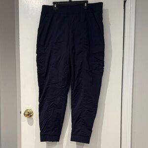 Eddie Bauer Women’s Fleece Dark Blue Cargo Pants